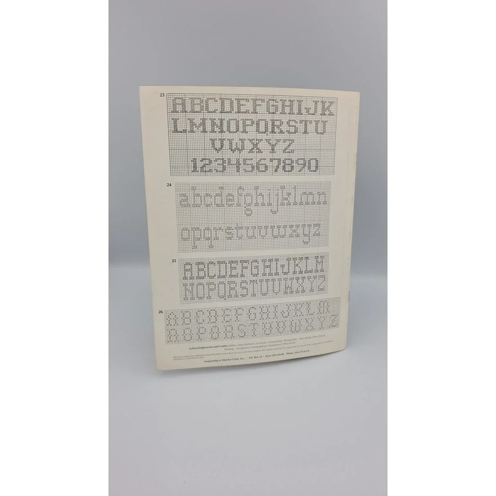 Imaginating 26 Alphabets And More, Booklet #8, Cross Stitch Pattern